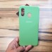Чехол Silicone case для Samsung Galaxy A10, зеленый