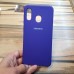 Чехол Silicone case для Samsung Galaxy A10, фиолетовый