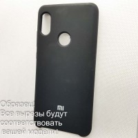 Чехол Silicone case Samsung S7 (# 18), черный