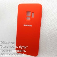 Чехол Silicone case Samsung S10+ (#14), красный