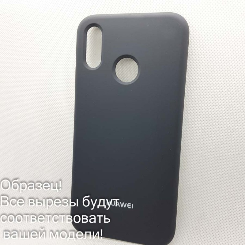 Чехол Silicone case Xiaomi Mi A2 Lite    (#34), серый