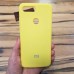 Чехол Silicone case для Xiaomi Redmi 7, желтый