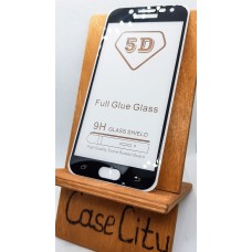 Защитное стекло для Samsung Galaxy J5 (2017) J530, полноэкранное черное Full Glue