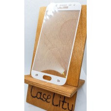 Защитное стекло для Samsung Galaxy J5 (2017) J530, полноэкранное белое