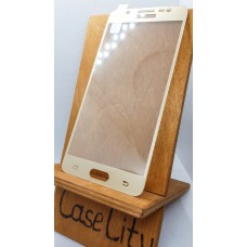 Защитное стекло для Samsung Galaxy J5 (2016) J510, полноэкранное золотое