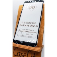 Защитное стекло для Samsung Galaxy J4 Plus (J415), полноэкранное черное Full Glue