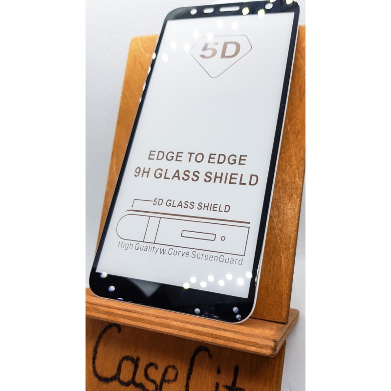 Защитное стекло для Samsung Galaxy J4 Plus (J415), полноэкранное черное Full Glue