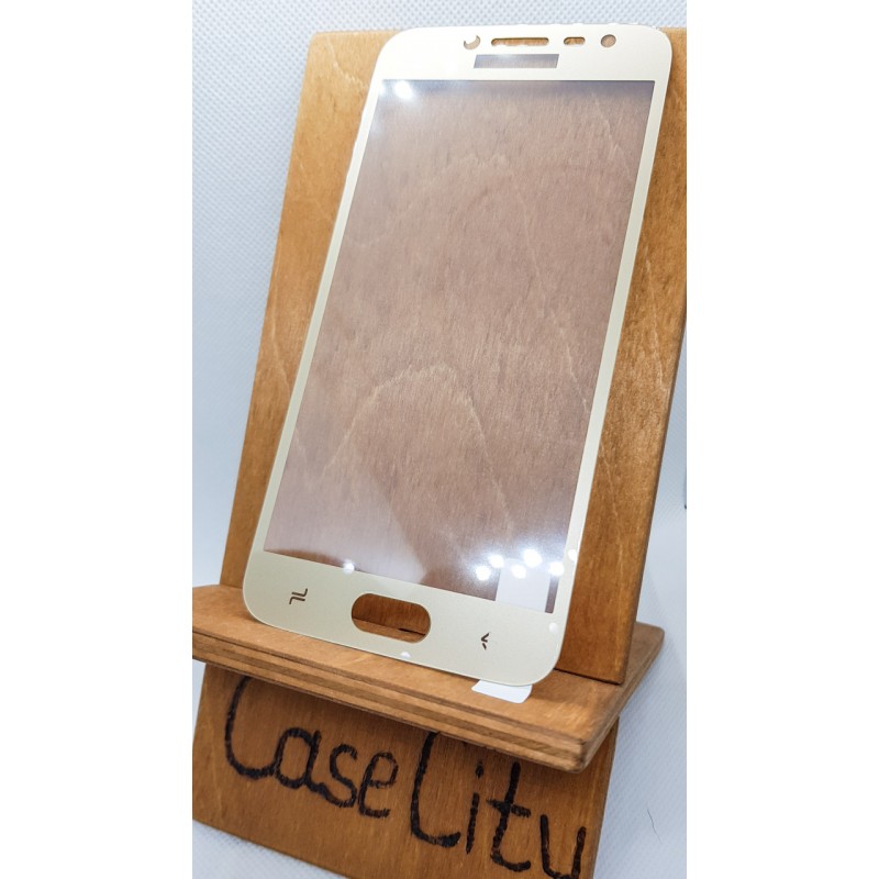 Защитное стекло для Samsung Galaxy J2 (2018), полноэкранное золотое