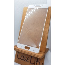 Защитное стекло для Samsung Galaxy A7 2016 [A710F] Full screen белое