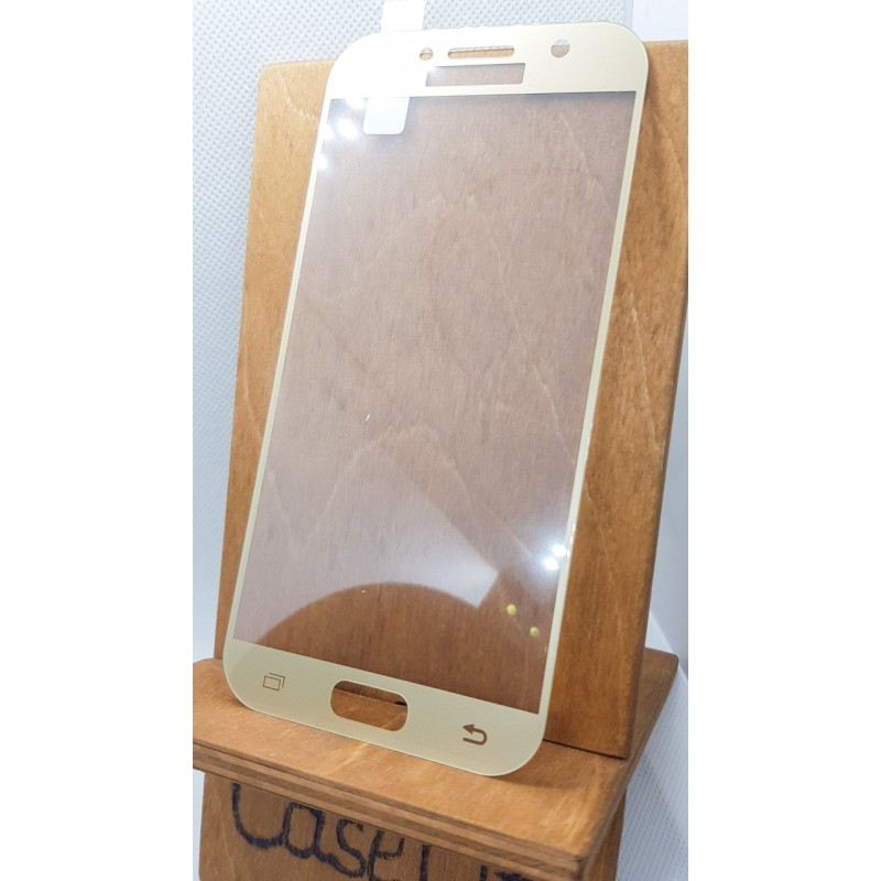 Защитное стекло для Samsung Galaxy A5 (2017) A520F  Full Screen золотое