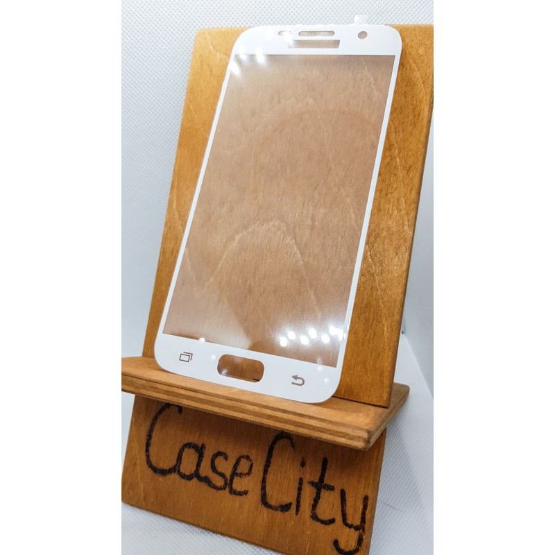 Защитное стекло для Samsung Galaxy S7,полноэкранное белое