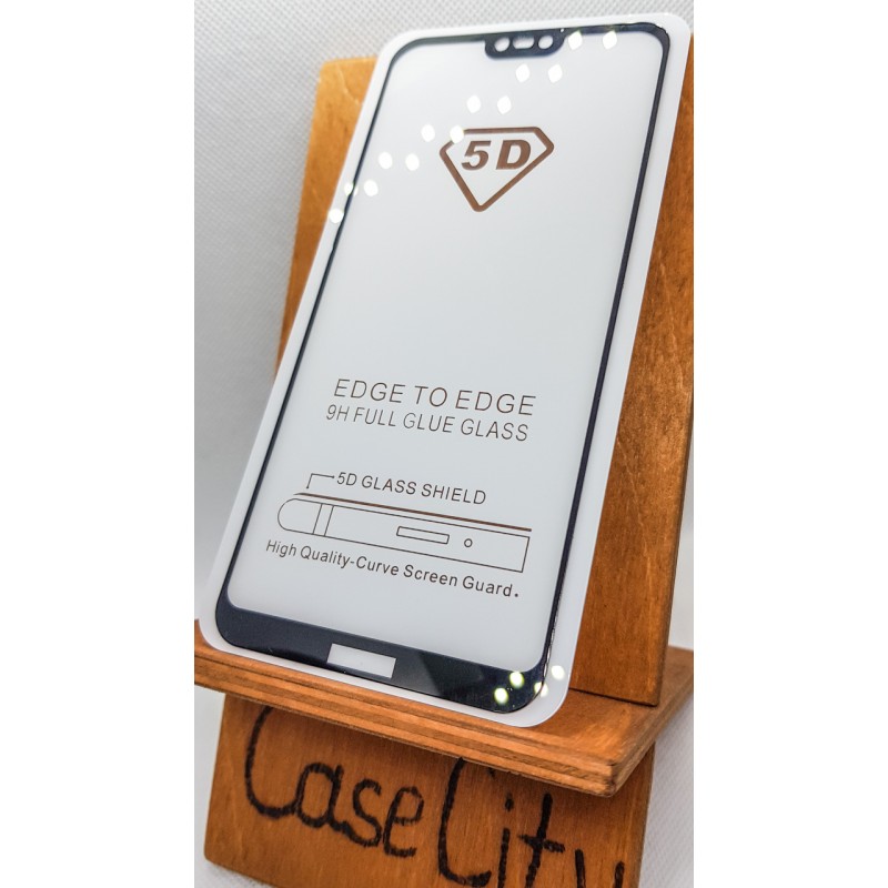 Защитное стекло для Huawei/Honor P20 Lite/Nova 3e полноэкранное full glue черное