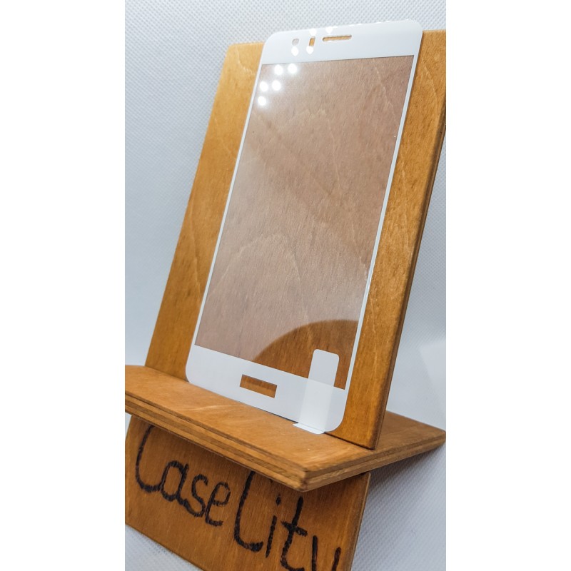 Защитное стекло для Huawei/Honor P10 Lite, полноэкранное  белое