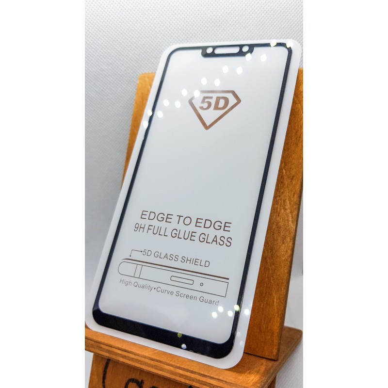 Защитное стекло для Huawei/Honor P Smart Plus полноэкранное full glue черное